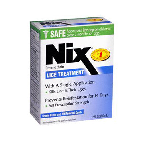 Nix Permethrin Lice Treatment For Children 3 Plus - 2 Oz
